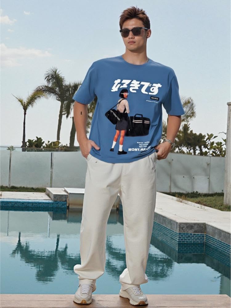 Oversized Graphic Tees for Women Y2k Men Streetwear Harajuku T-Shirts Vintage Tees - Image 2