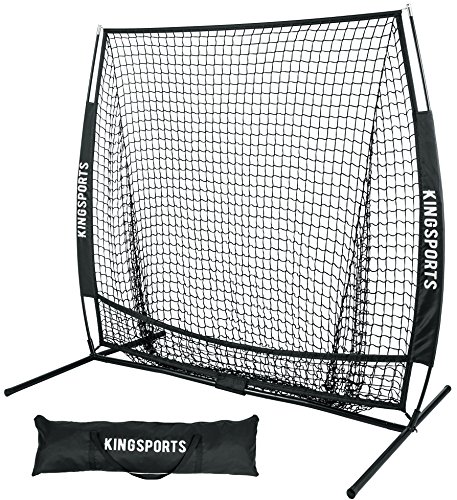 KingSports Collapsible Baseball Net/Softball Net, 7 x 7 Large Mouth Outdoor Sports Net