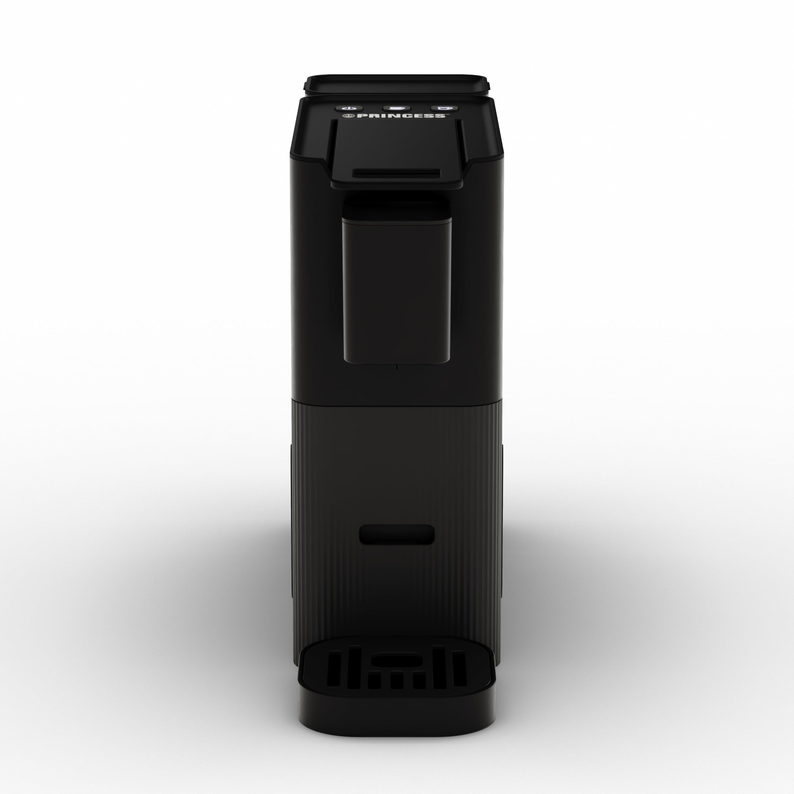 Princess Cafetera de Cápsulas – Para cafés cortos o largos – Ideal para el desayuno o una pausa café – Compatible con Nespresso® – 19 bares – Depósito extraíble de 0,8 L – 249423