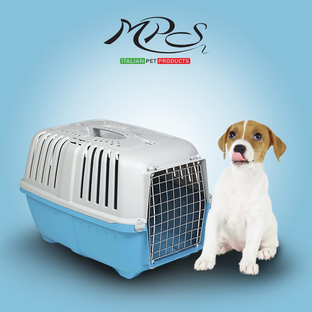 MPS SNC Trasportino pratiko 3 Metal per Cani e Gatti da Viaggio Trasporto 58,5x35,5x40h