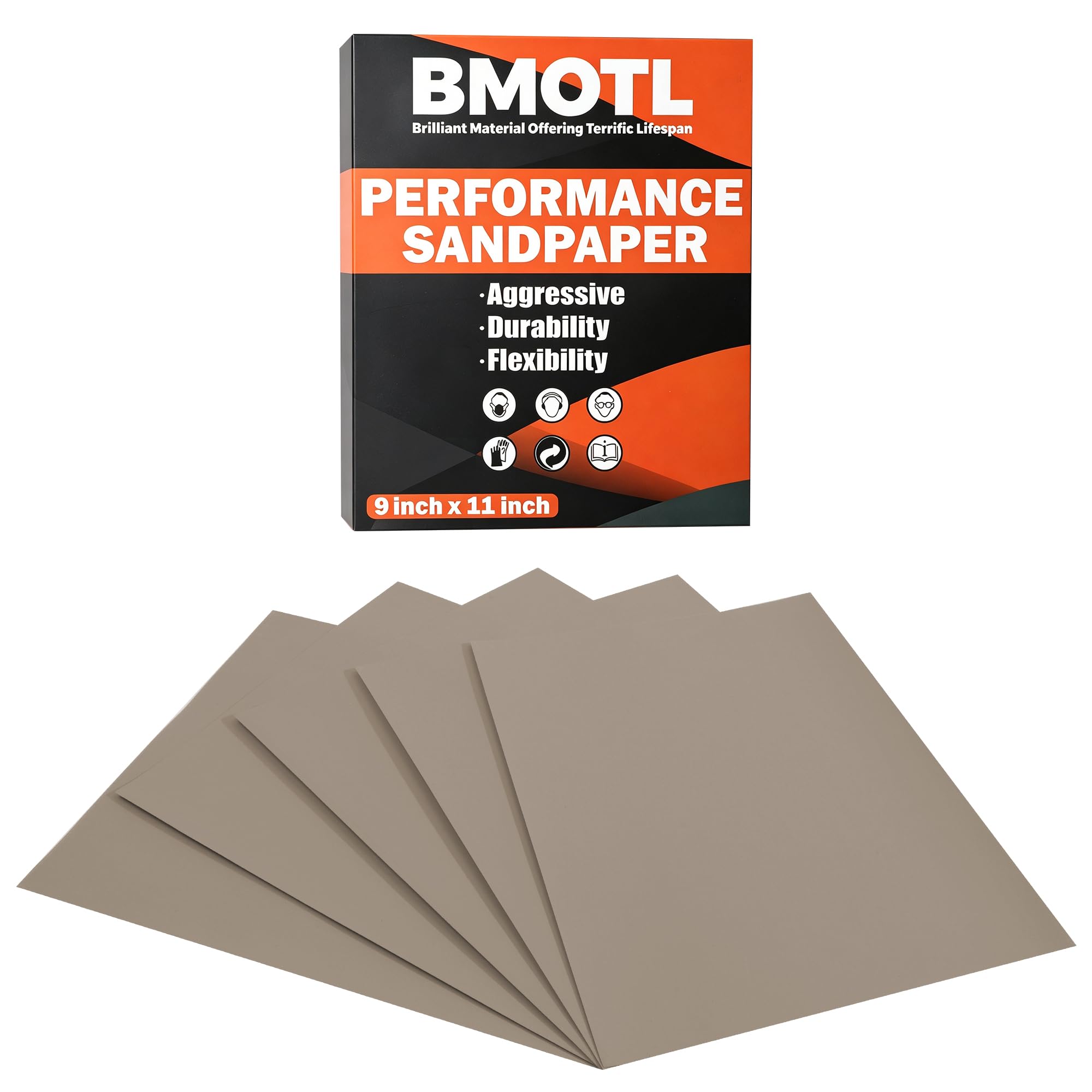 Sandpaper Sheets Assortment - 42 Pcs, 120-5000 Grit -14 Sandpaper Sheets Assortment - 42 Pcs, 120-5000 Grit -14