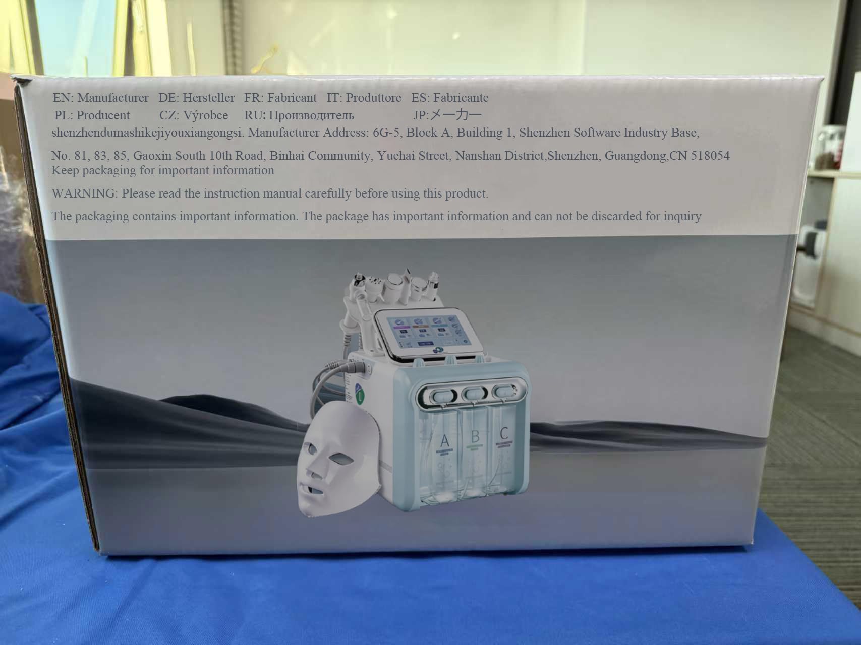 Machine faciale professionnelle à hydrogène-oxygène, appareil de soin de la peau du visage 7 en 1 pour la maison et le salon de beauté, cadeau créatif pour les femmes