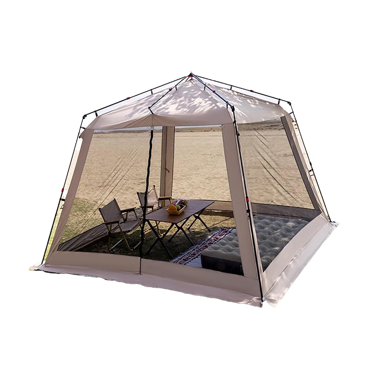 Tente de camping pare-soleil pour 8 à 10 personnes facile à transporter partout