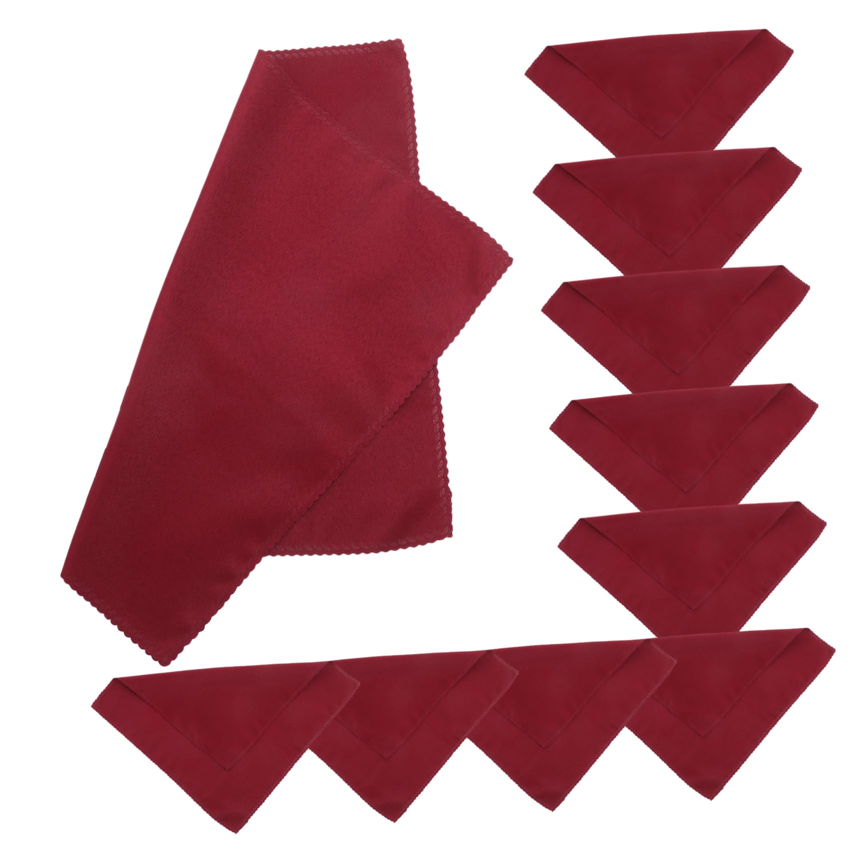 Serviettes élégantes pour événements raffinés, lot de 10 tissus premium