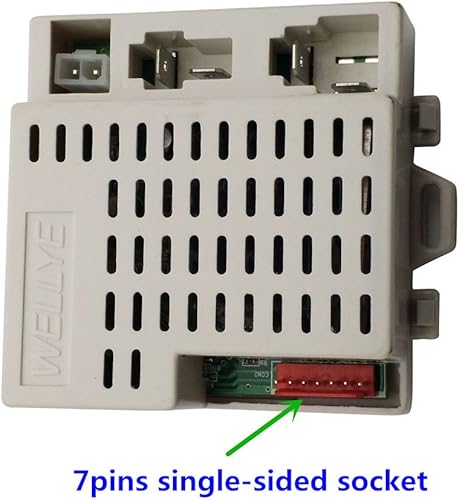 Miniatura 3 de 24G Bluetooth Control remoto y receptor para niños paseo en juguetes caja de control de 12 V Accesorios de placa base para Jeep Wrangler Ride On Car