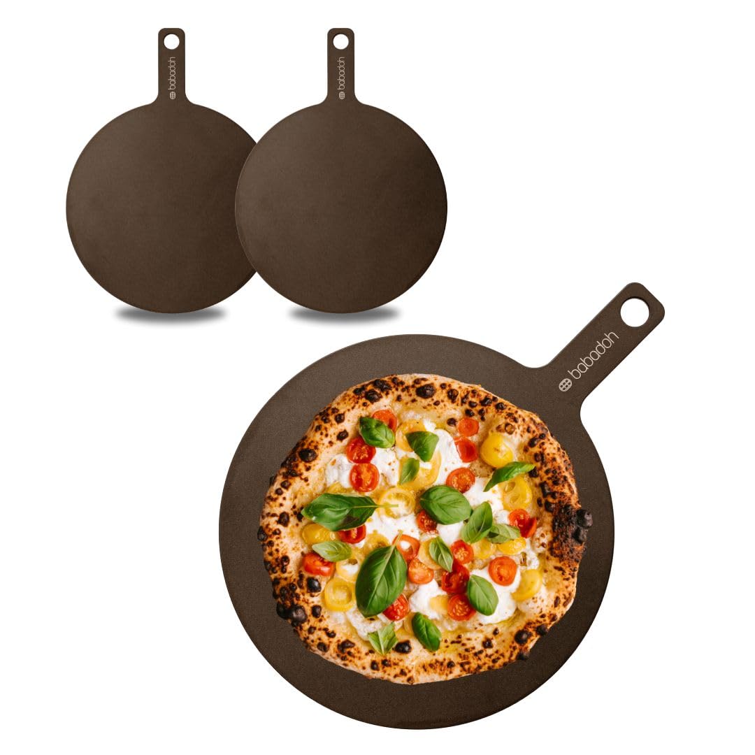 Juego de 2 tablas para servir pizza babadoh