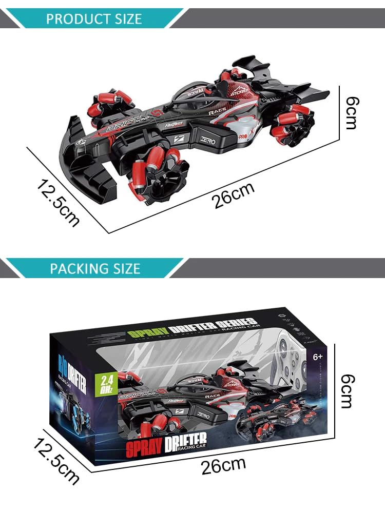 Image of Jack Royal Remote Control Drift Car 4WD 360 Rotating RC Race Sport Stunt Car, High Speed Form 1 Model Toy Birthday Gifts for Kids Boys (Green)