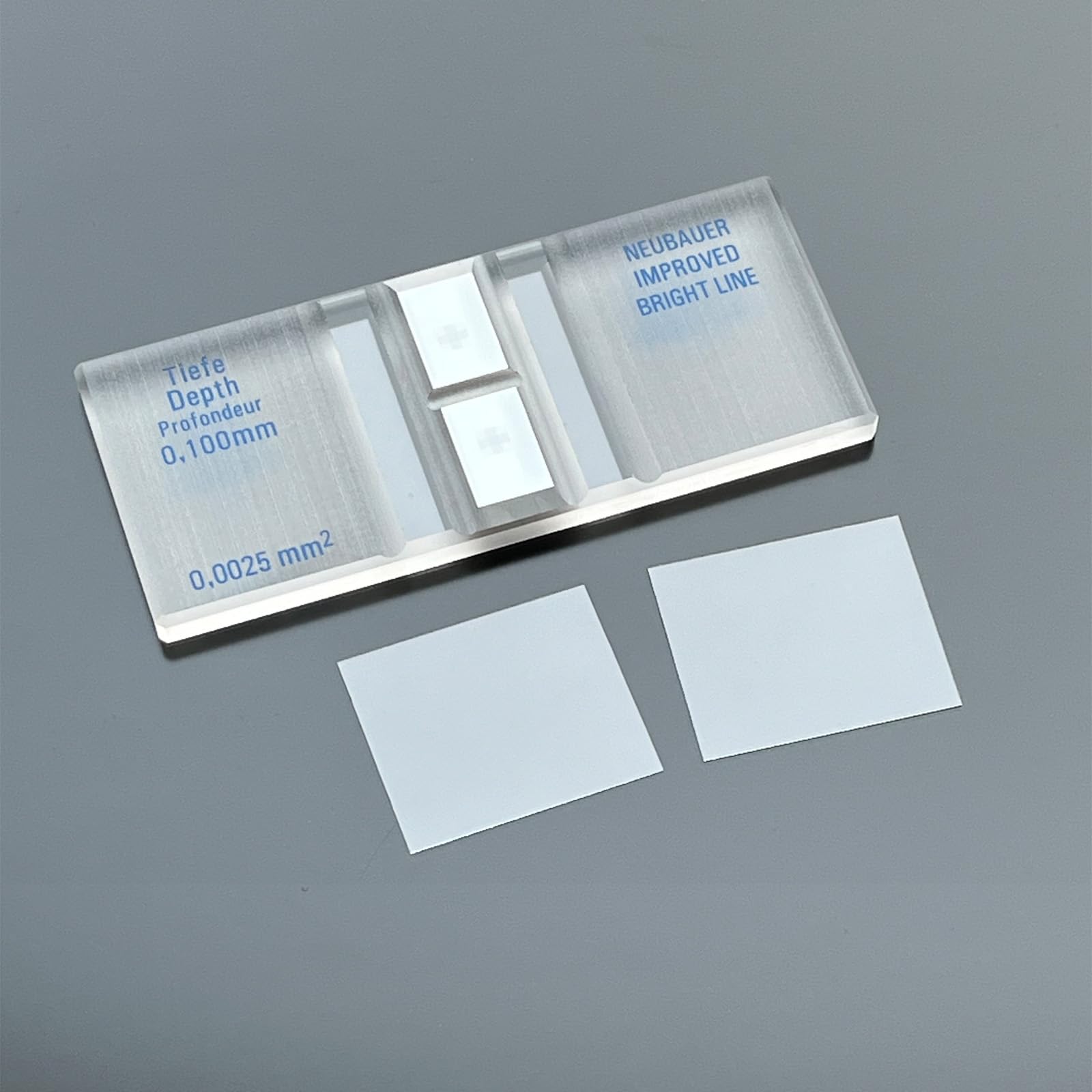 Petri Dish Improved Neubauer Hemocytometer - Cell Counting Chamber With 2 Cover Glasses Hemoglobin Tester