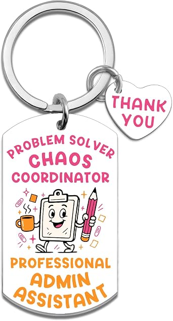 Administrative Professional Day Gifts Best Administrative Assistant Keychain Gifts Admin Professionals Day Gift Ideas Appreciation Gift for Secretary Administratives Assistant