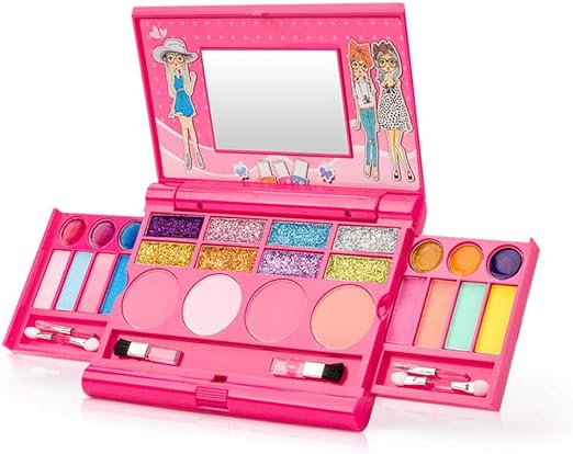 Amazon Co Jp 子供 お化粧セット女の子 子供用 メイクアップセット キッズメイクアップ 化粧品おもちゃ 軽量 携帯便利 コスメ玩具 無毒無害 安全 洗える キッズ 知育玩具 小学生 人気ランキング お誕生日プレゼント おもちゃ