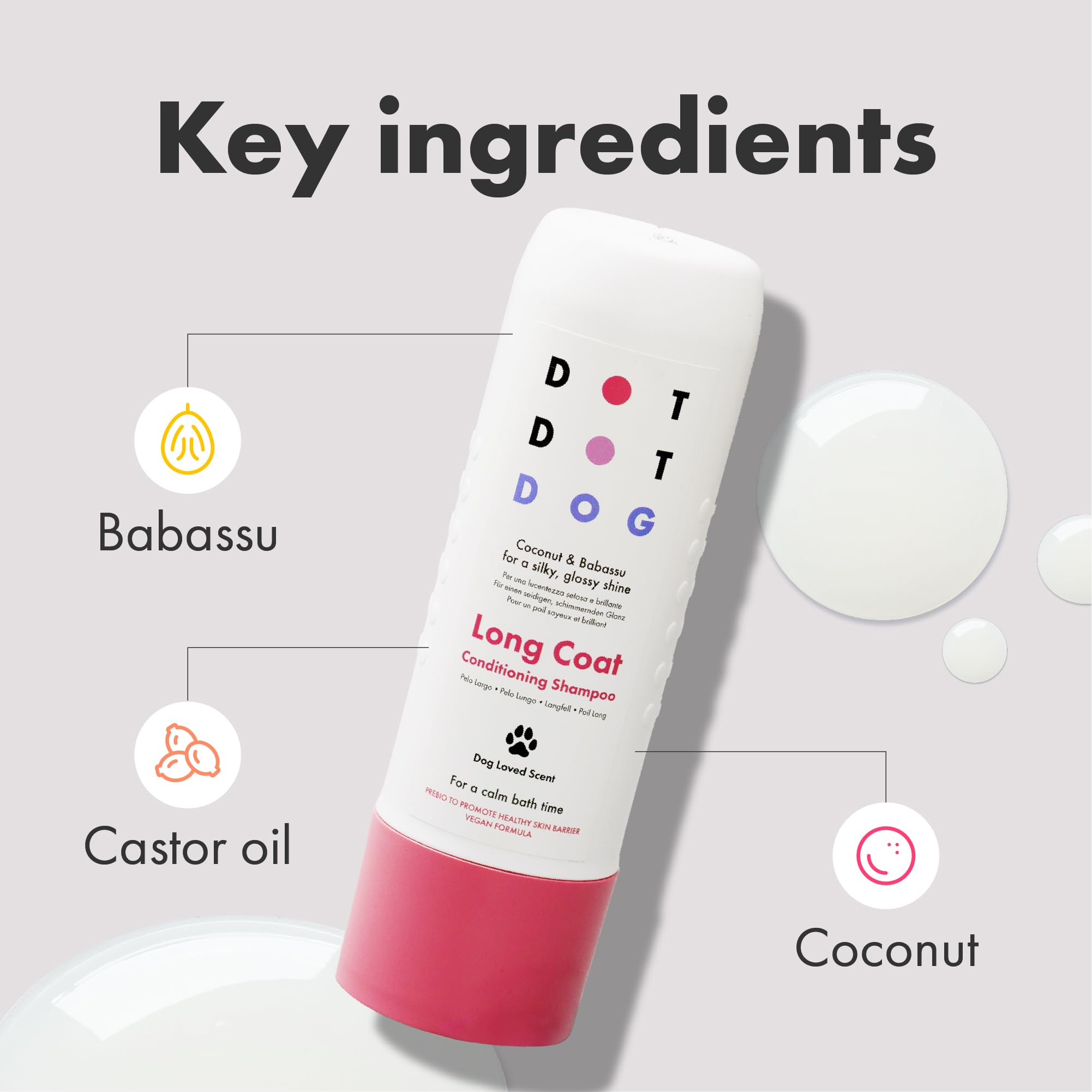 Dog Shampoo and Conditioner for Long Coats, Detangles & Smooths, Gentle, Hypoallergenic & Vegan - Image 3
