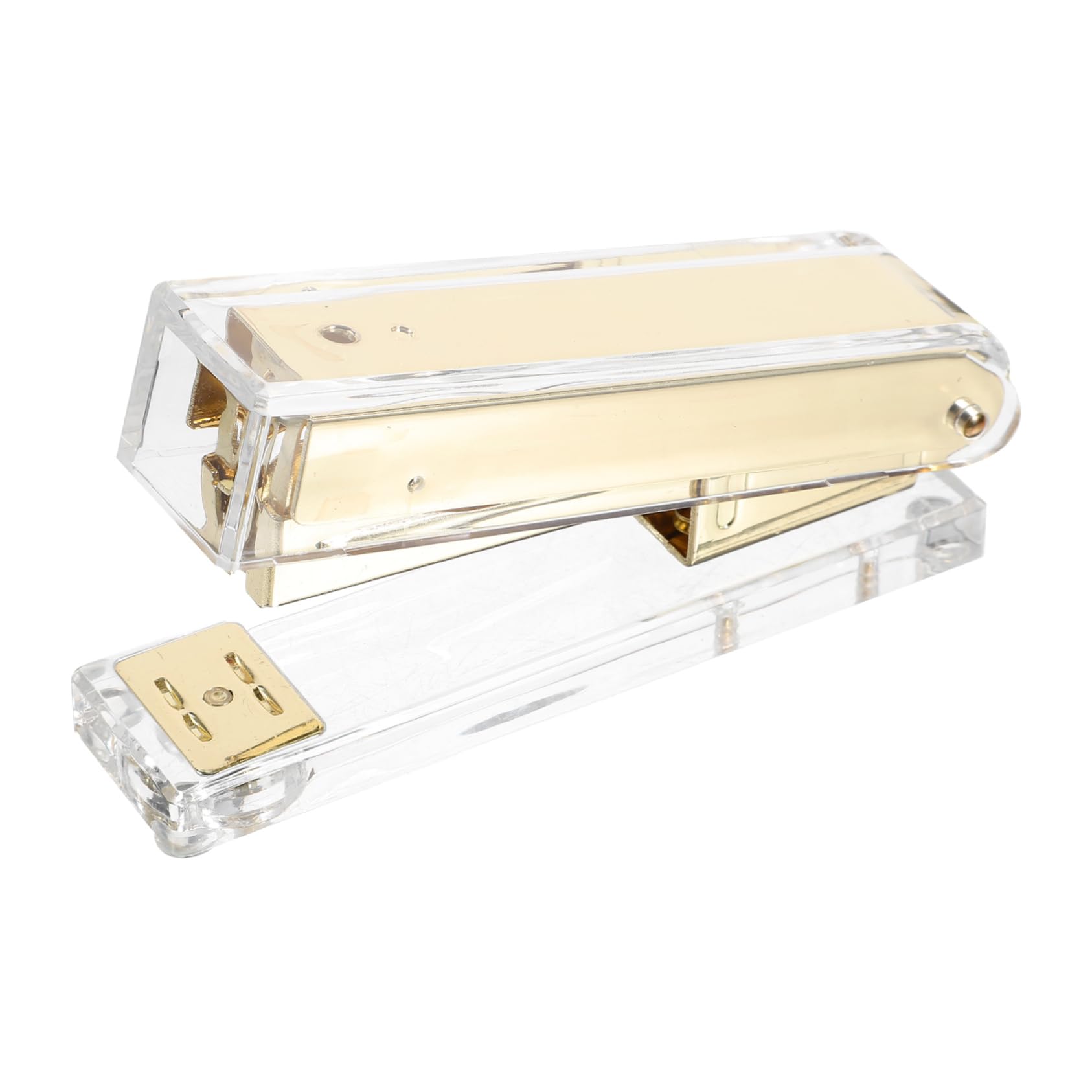 OSALADI 3 Piezas engrapadora grapadora manual grapadora de servicio pesado Traplants grapadora de la oficina suministros de oficina para escritorio lindas grapadoras Acrílico Dorado