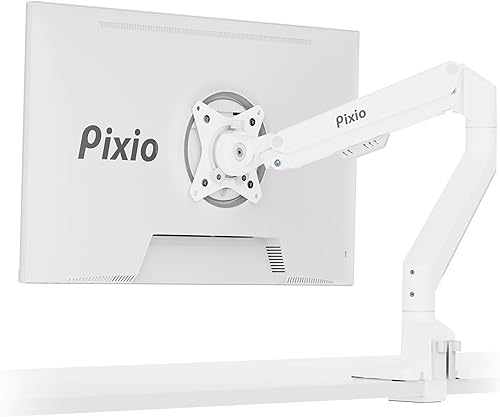 Miniatura 22 de Pixio PS1S Wave Blue Soporte de Brazo para Monitor Único Montaje de Escritorio - Se adapta a monitores de hasta 32 pulgadas y hasta 19.8 libras.