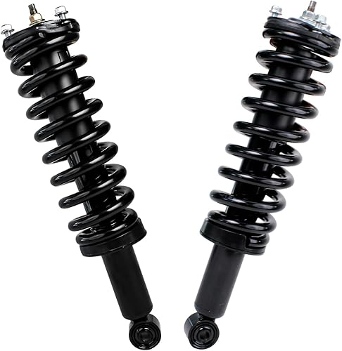 Miniatura 807 de Detroit Axle - Kit de suspensión delantera de 10 piezas para Chevy Aveo Aveo5 Pontiac G3 Wave 2 Ready Struts Assembly 2 Enlaces de barra