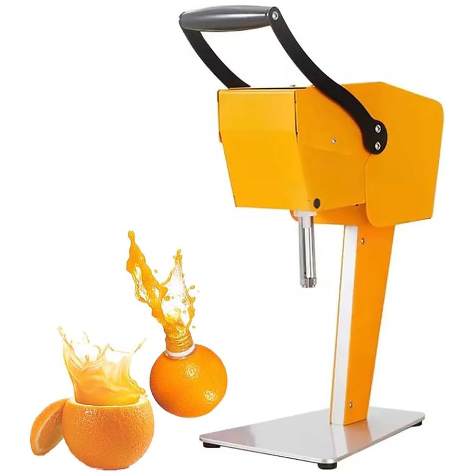 BOOZXCV Citrus Juicer | Commercial Pineapple Juice Grade Press | No Need to Peel | Electric Commercial Countertop Squeezer for Fresh Orange Juice, Watermelon