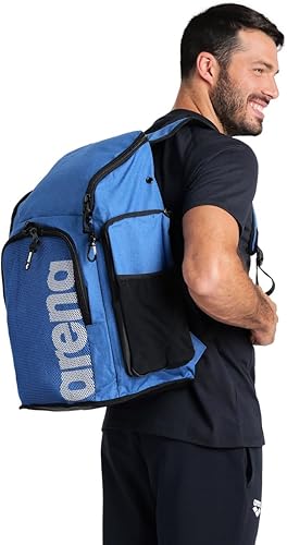 Miniatura 5 de ARENA Team 45 - Mochila de natación para atletas, deportes, gimnasio, equipo de entrenamiento, bolsa de natación para hombres y mujeres, 45 litros