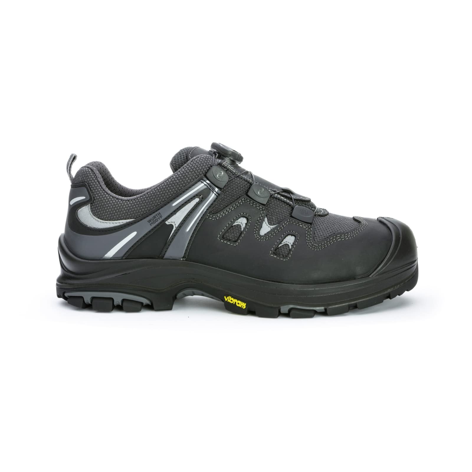 WÜRTH MODYF Sicherheitsschuhe S3 SRC Techno Flexitec in anthrazit grau - Arbeitsschuhe für Herren und Damen - mit Metallelementen & wasserabweisend - in den Größen 38-47