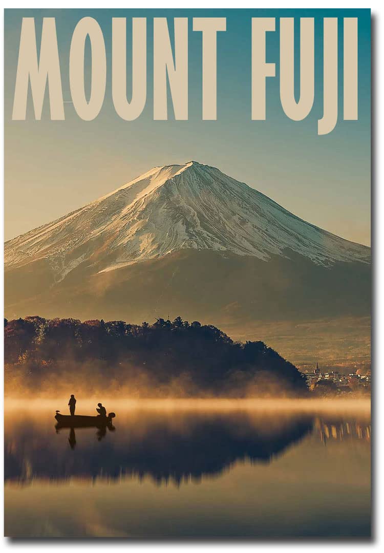 Vintage "See Japan" Travel Magnet - 5 Inch Retro Japanese Style Decoration