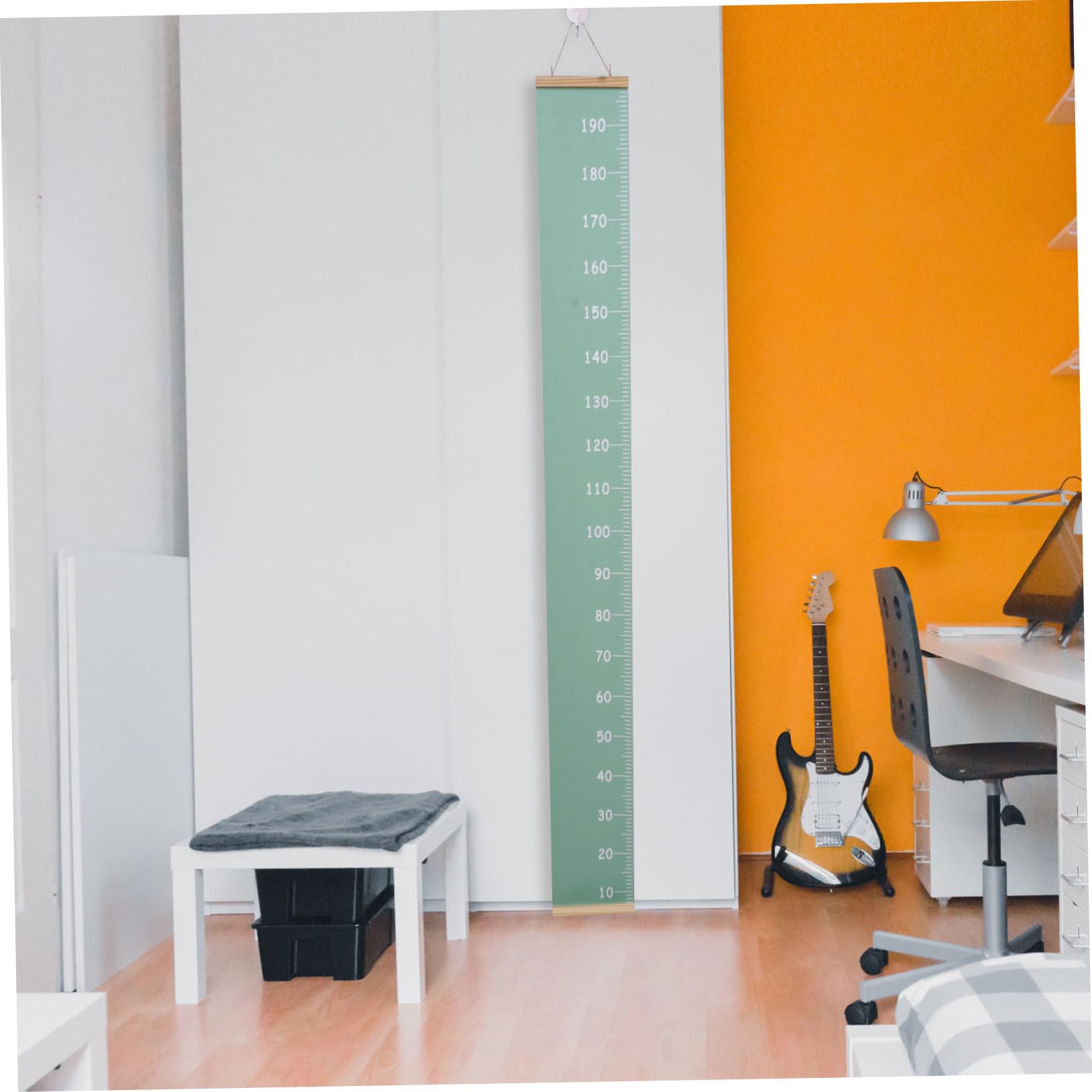 TOYANDONA 4 Piezas regla de altura para niños tabla de altura para niños gráfico de crecimiento del bebé muro decoración gráfico de altura colgante Medida para colgar en la pared desmontable