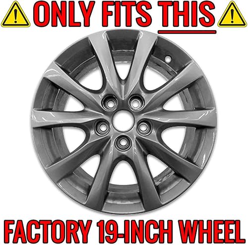 Miniatura 3 de Juego de 4 fundas de rueda de 19" con 5 radios dobles para Mazda 6 Touring 14-17 - Negro brillante