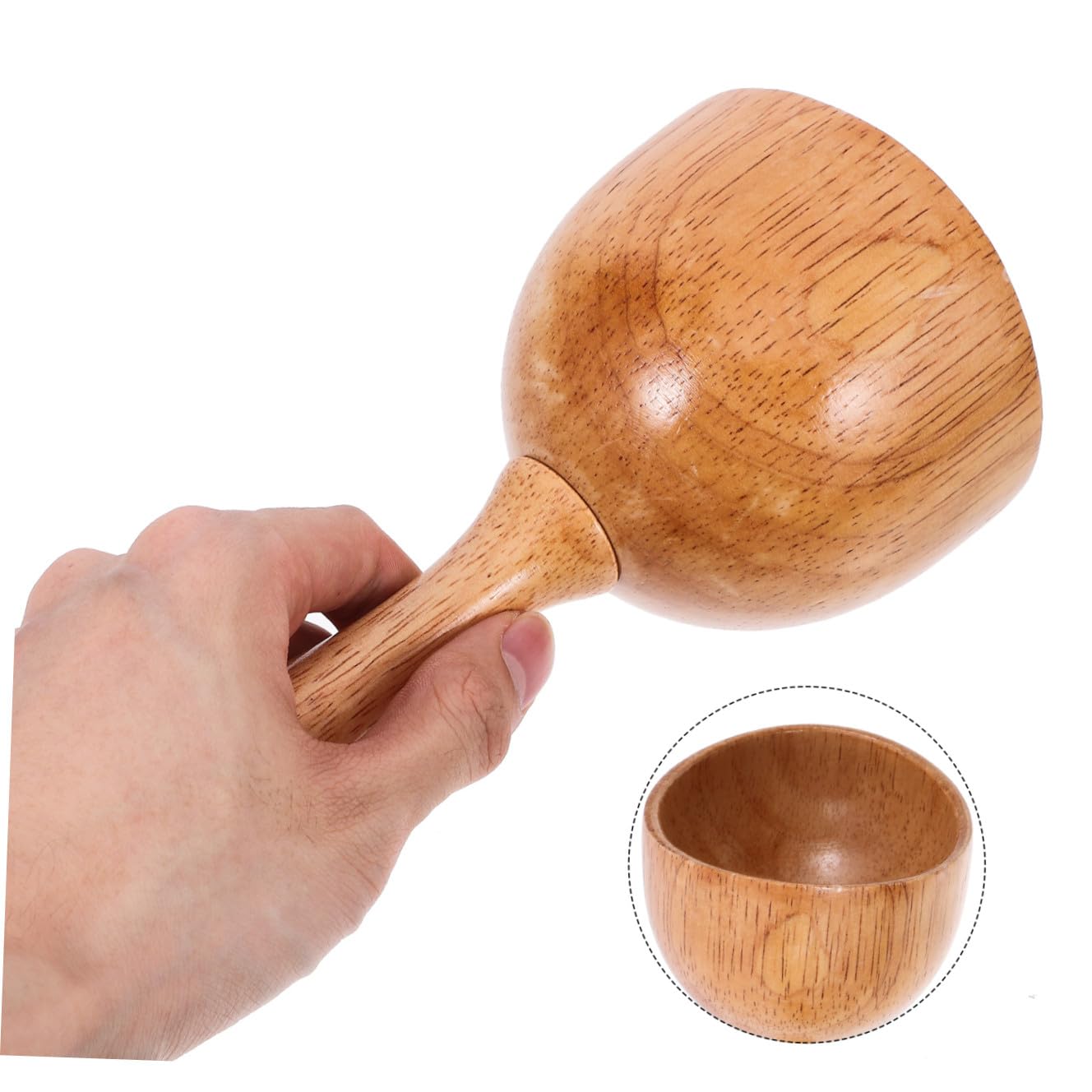 Masajeador Portátil de Madera Khaki, Barra de Masaje Corporal