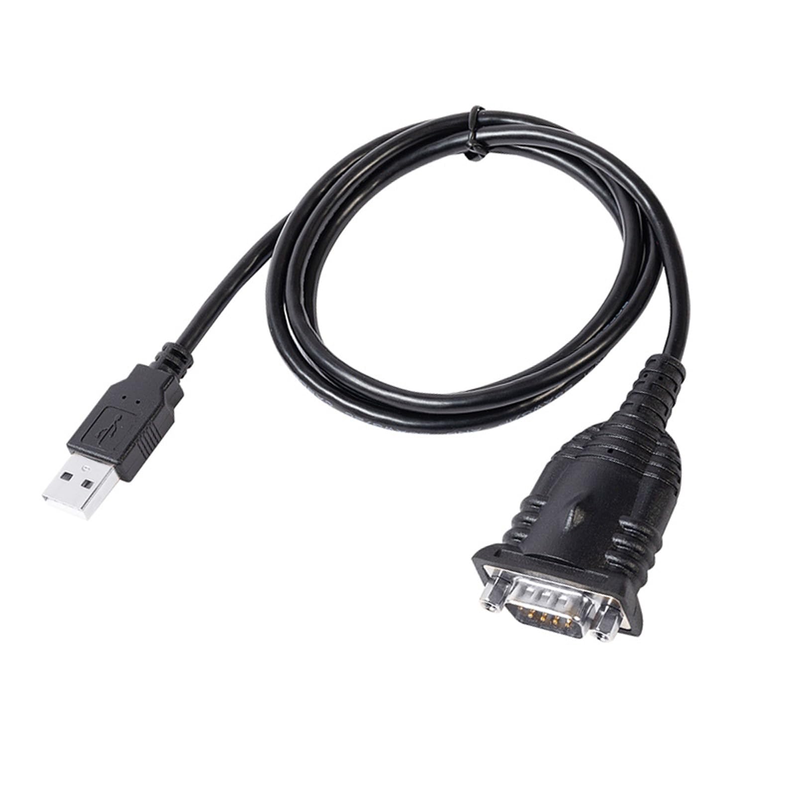 Beitekang Prolific USB Type A to DB9 Male RS232 Serial Converter Adapter Cable Full Pinout Support Windows 7 8 10 11 XP Android Mac