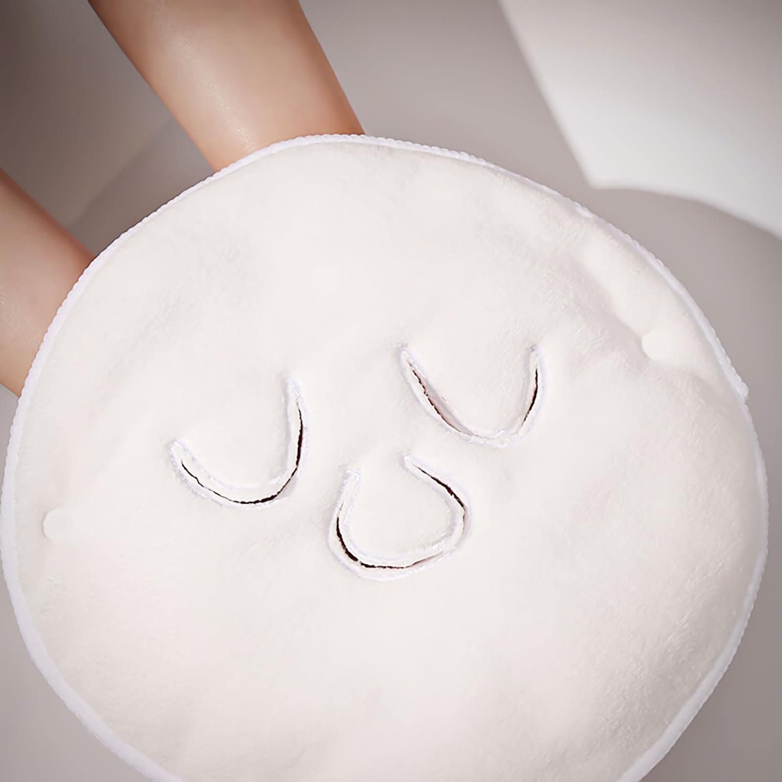 Hot Face Mask for Skin Care, Reusable Spa Compress for Facial Steam Treatments and Beauty, Hot and Cold Application Towel — view 3