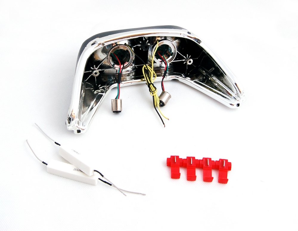 Areyourshop LED Taillight + Turn Signals For Yamaha YZF R6 1998-2000 Smoke