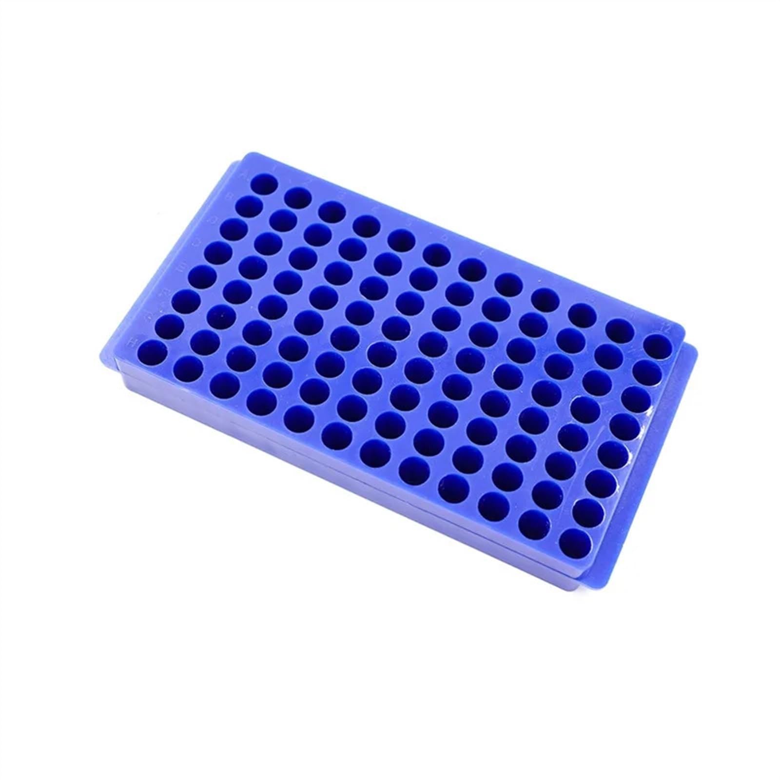 Laborgeräte PCR-Röhrchenhalter for 0,5 ml/1,5 ml/2 ml Labor-Zentrifugenröhrchenständer, Kunststoff-EP-Röhrchenständer, 96 Well, doppelseitig verwendbar