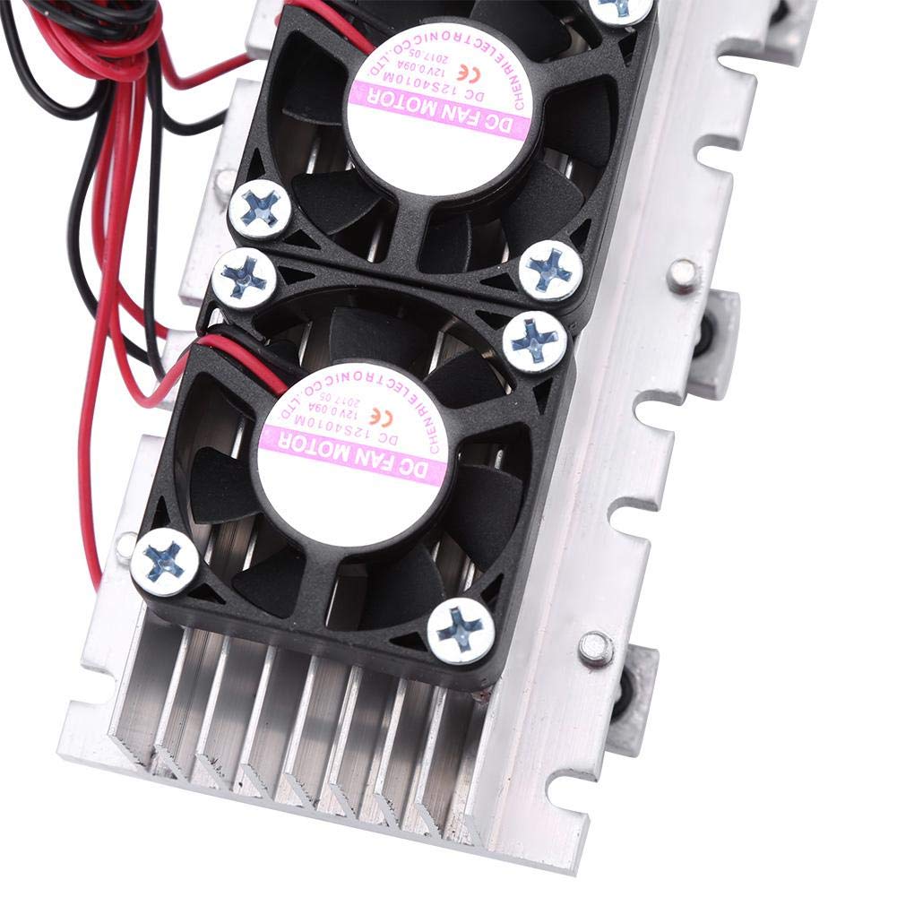 Foglio di refrigerazione Kit di refrigerazione a semiconduttore 12V 4-Chip TEC1-12706 Dispositivo di raffreddamento ad aria per refrigerazione refrigeratore termoelettrico fai-da-te
