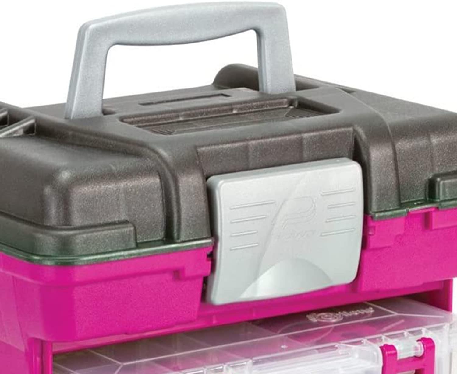 Creative Options 1363-85 Grab N' Go Rack System with Two No.2-3630 Deep Pro-Latch Organizers and One No.2-3650 Organizer, Magenta/Sparkle Gray,Medium