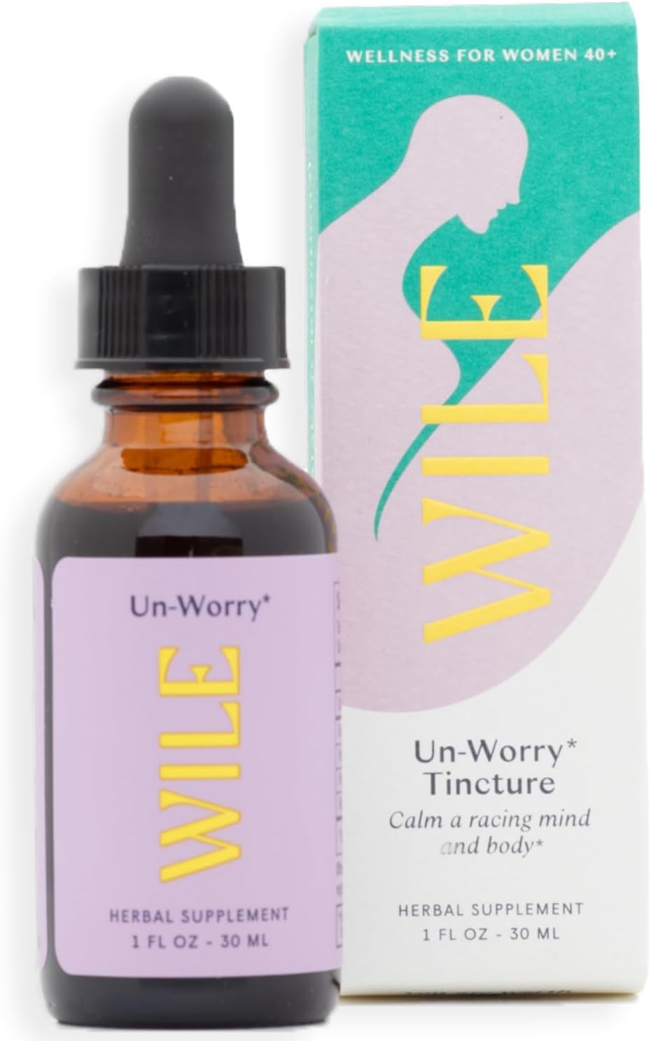Wile Un-Worry Drops for Women - Helps Reduce Worry and Stress - 30 Servings