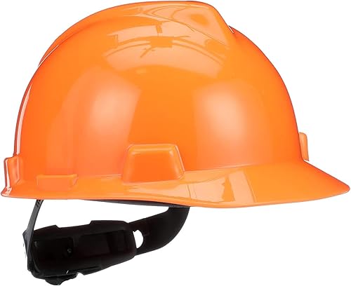 Miniatura 32 de MSA V-Gard Cap Style Safety Hard Hat Suspension | Polyethylene Shell, Superior Impact Protection, Self Adjusting with Crown Straps | Fas-Trac III