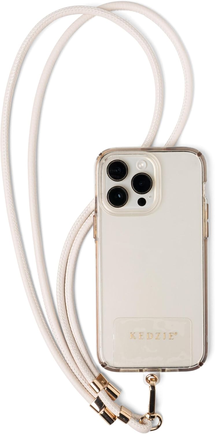 KEDZIE Smartphone Lanyard Set Vegan Leather Universal Fits Most