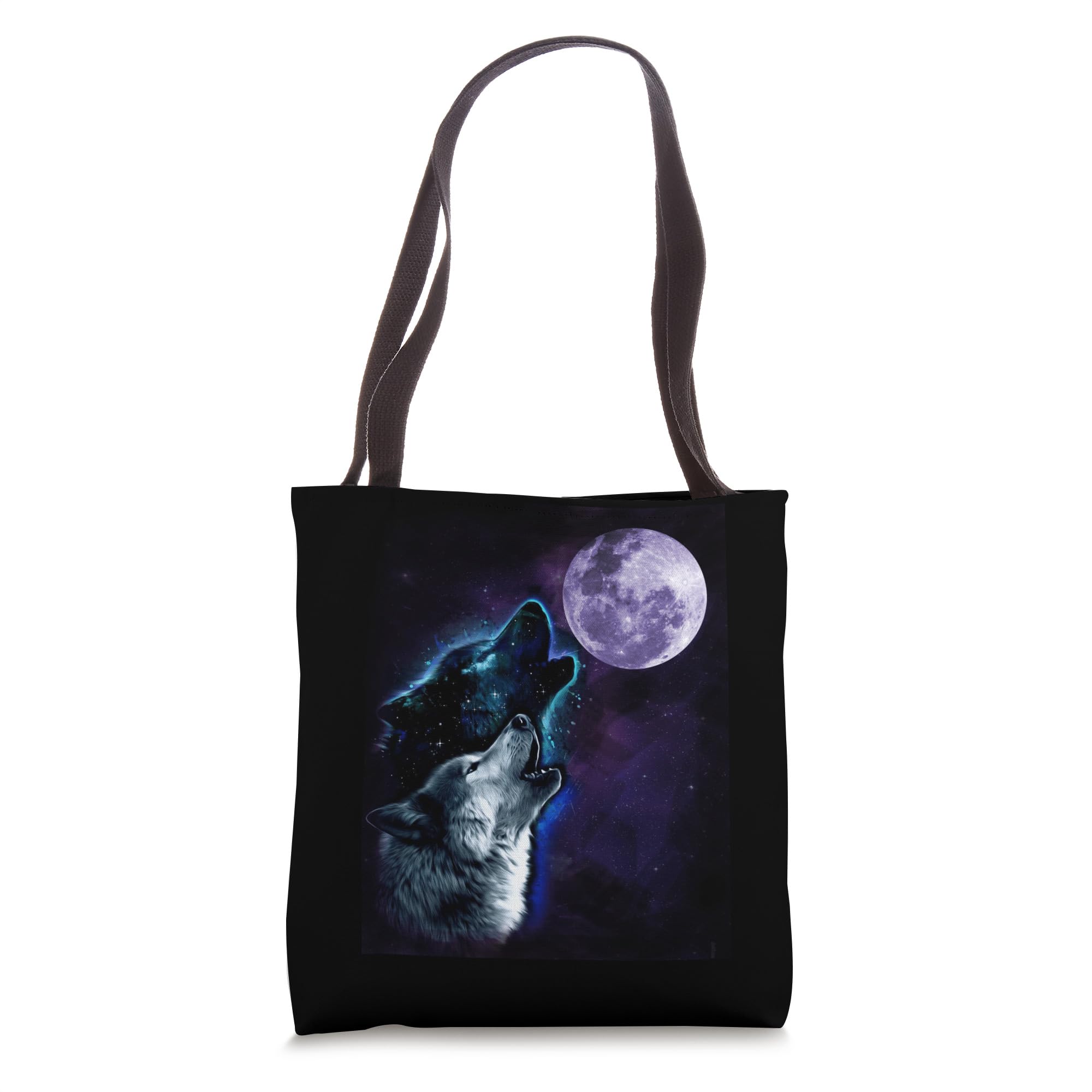Alaska Dog Lover Basset Hound Howling At The Moon Tote Bag