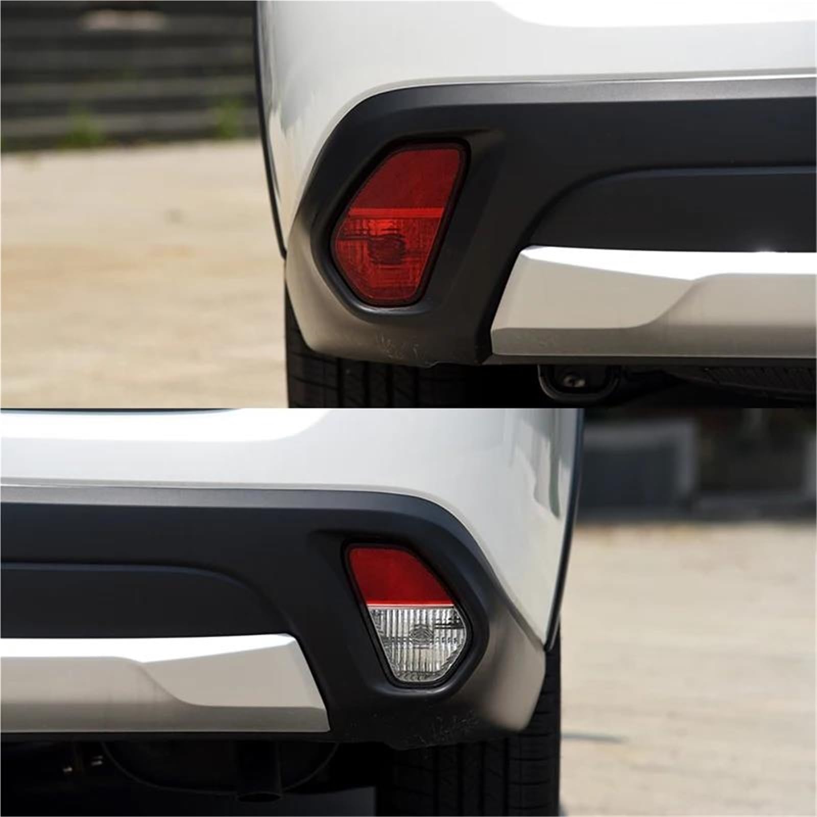Fendinebbia Anteriore Paraurti Posteriore Auto Luce Di Parcheggio Riflettore Di Segnalazione Copertura Lampada Senza Lampadina Per Mitsubishi Per Outlander(Giusto)
