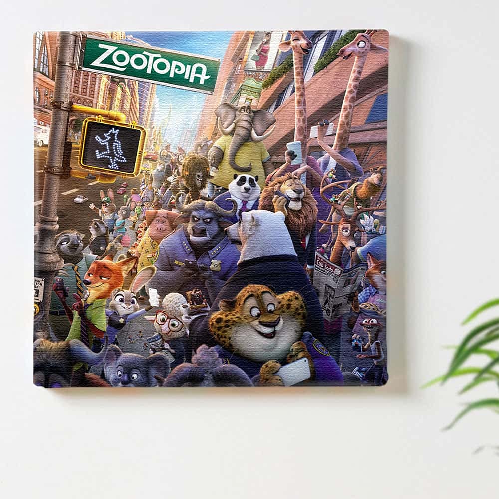 Amazon.co.jp: ディズニー ズートピア アートパネル 30cm × 30cm 日本