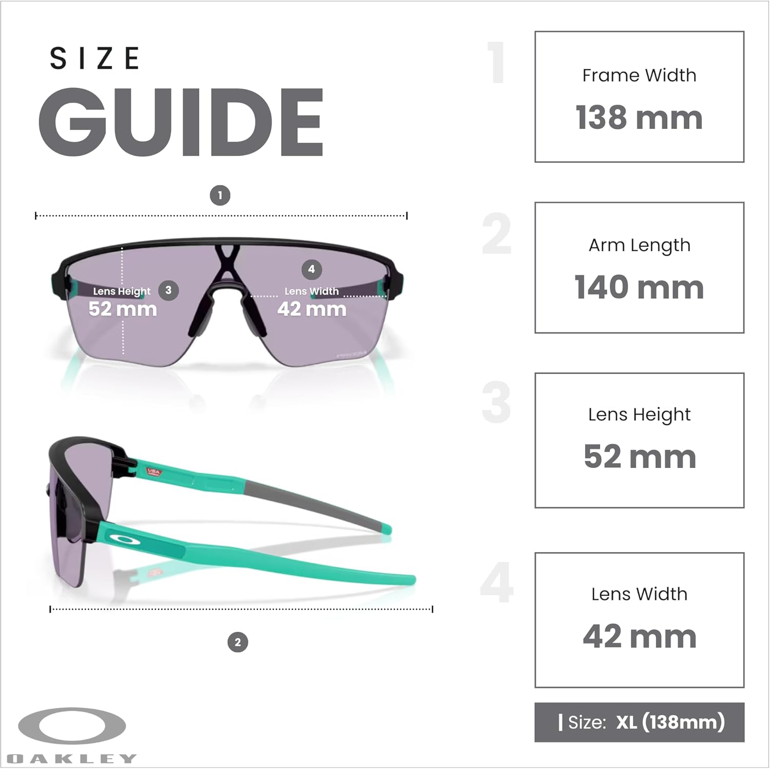 Oakley Corridor SQ OO9415 Rectangular Sunglasses for Men+ Bundle Accessory Leash Kit, Microfiber Pouch