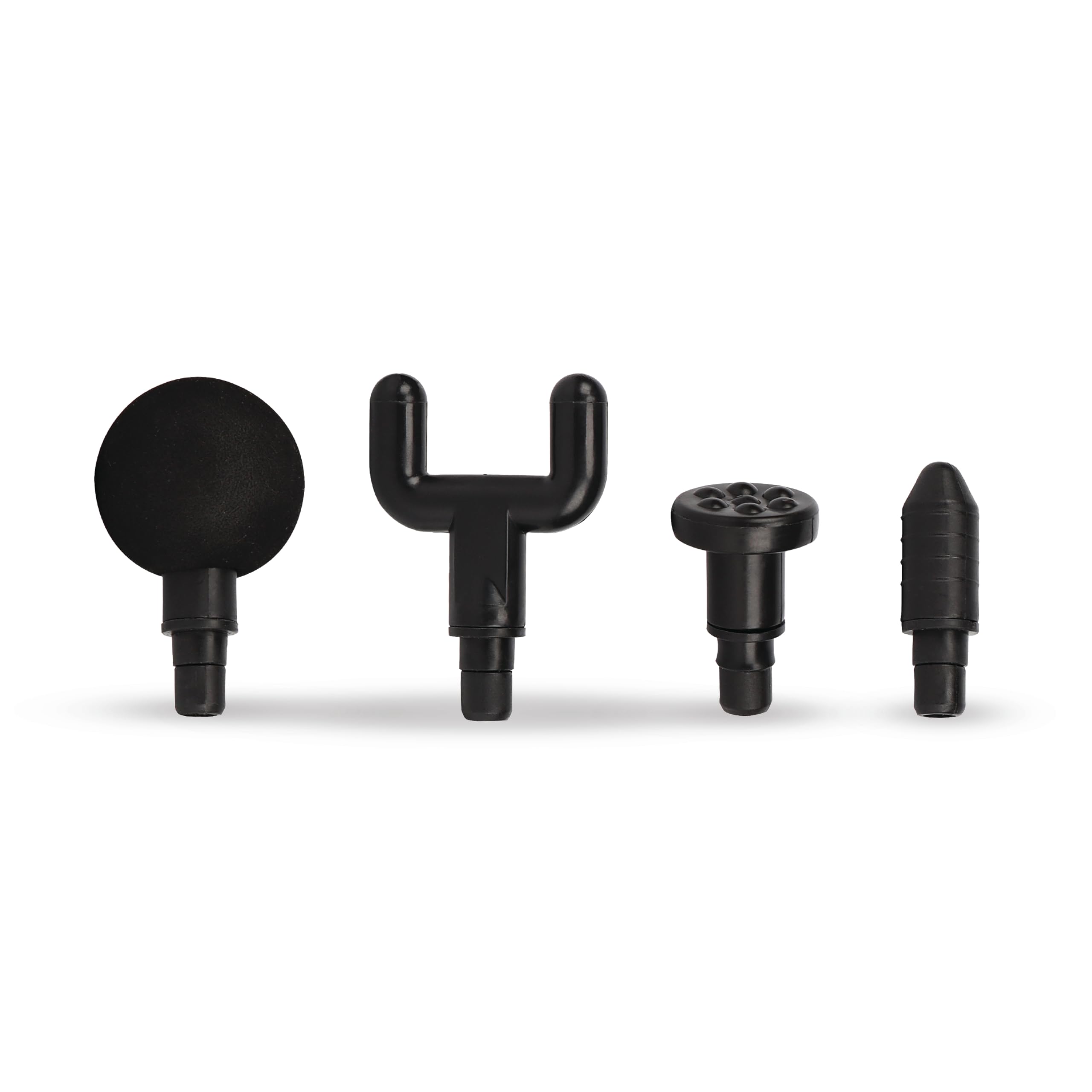 Well Being USB Wiederaufladbare Mini-Massagepistole mit 4 Massageköpfen & Reiseetui
