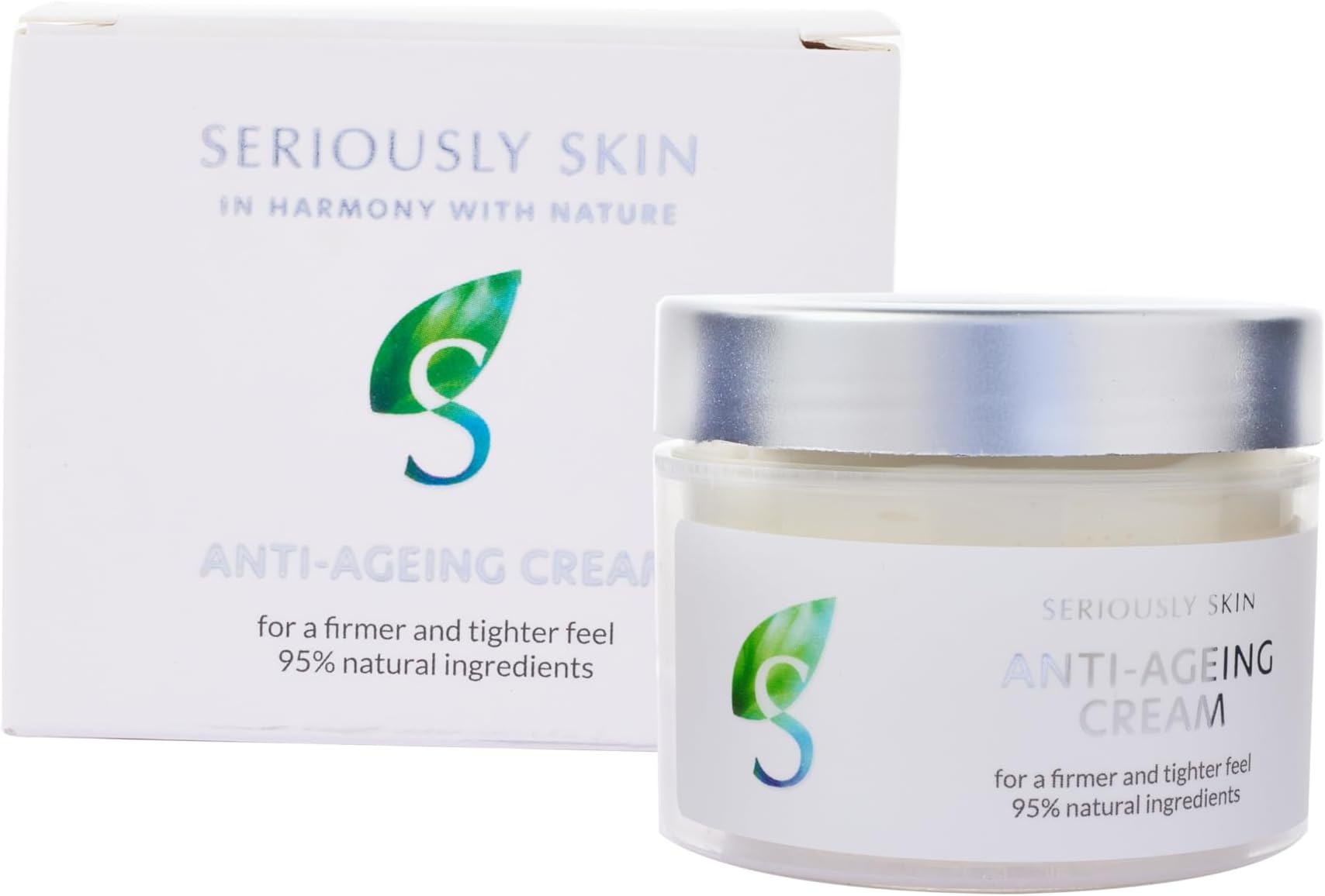 Anti-Ageing Face Cream with Hyaluronic Acid and Argan Oil โ Vegan Moisturizer for Wrinkle Reduction and Skin Hydration โ 100g