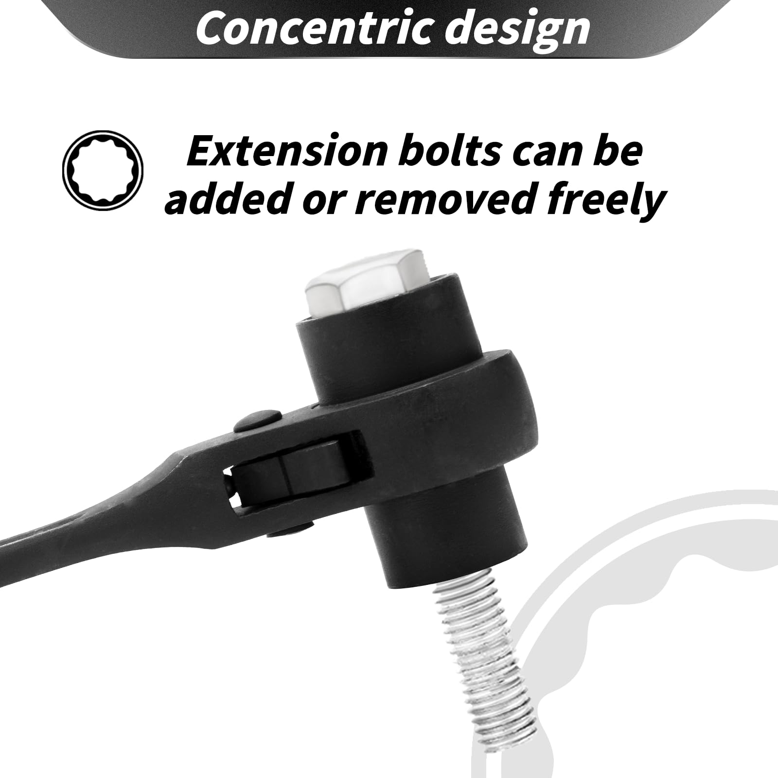 Cricchetto Per Ponteggi 19/22mm 4 In 1 - Reversibile Destra/Sinistra In Acciaio CR-V - Foto 9