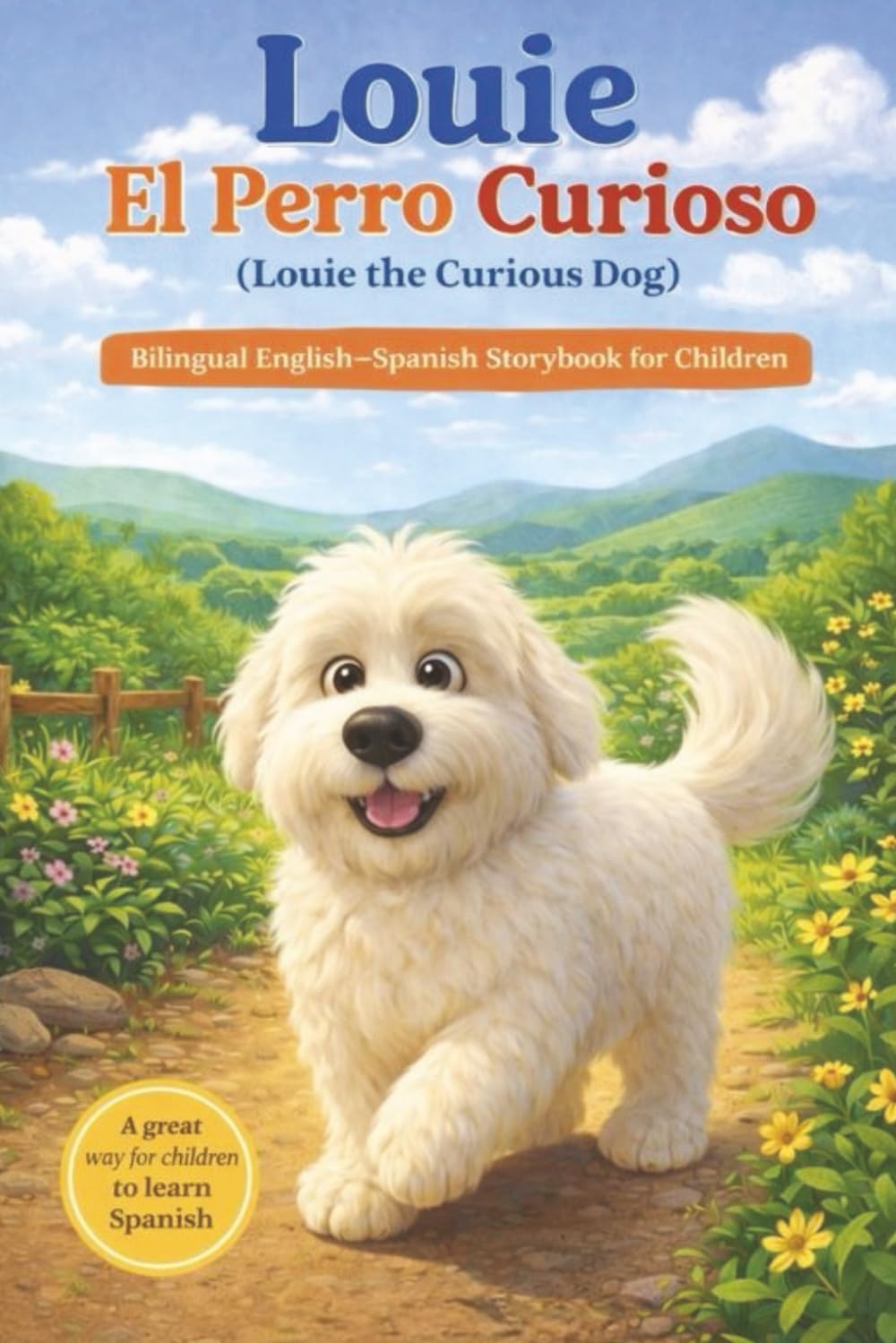 Louie El Perro Curioso (Louie the Curious Dog): English Spanish Bilingual Storybook: English Spanish Bilingual Children's Book for Spanish Language ... Learning | Written for Children and Families
