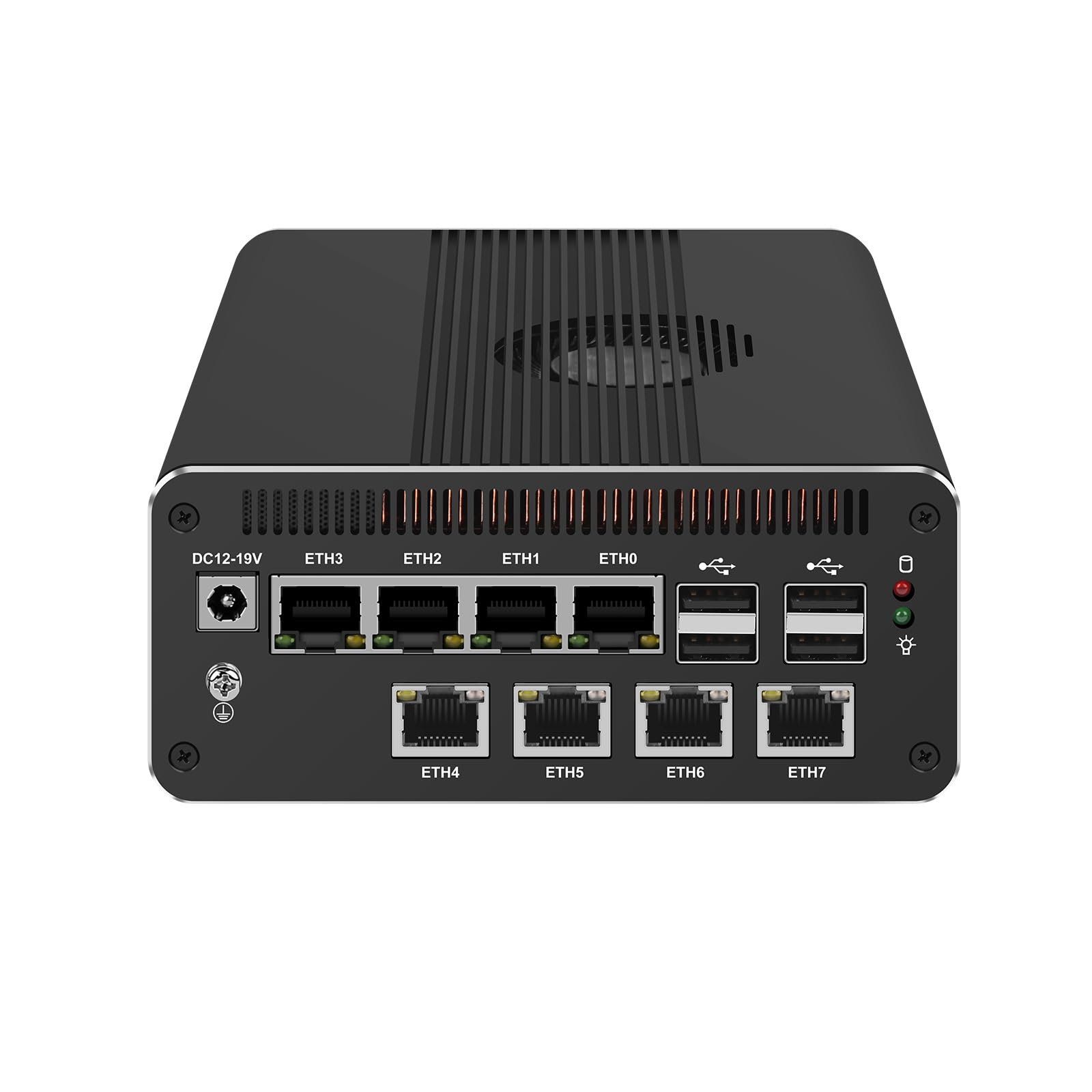 Micro Firewall Appliance, Mini PC, PFSense, Mikrotik, OPNsense, VPN, Router PC, Ultra 5 Processor 125H, RJ69, 8 x 2.5GbE I226-V, Type-C USB4, TF, DP, HDMI, 0 RAM, 0 Storage, Barebone No System