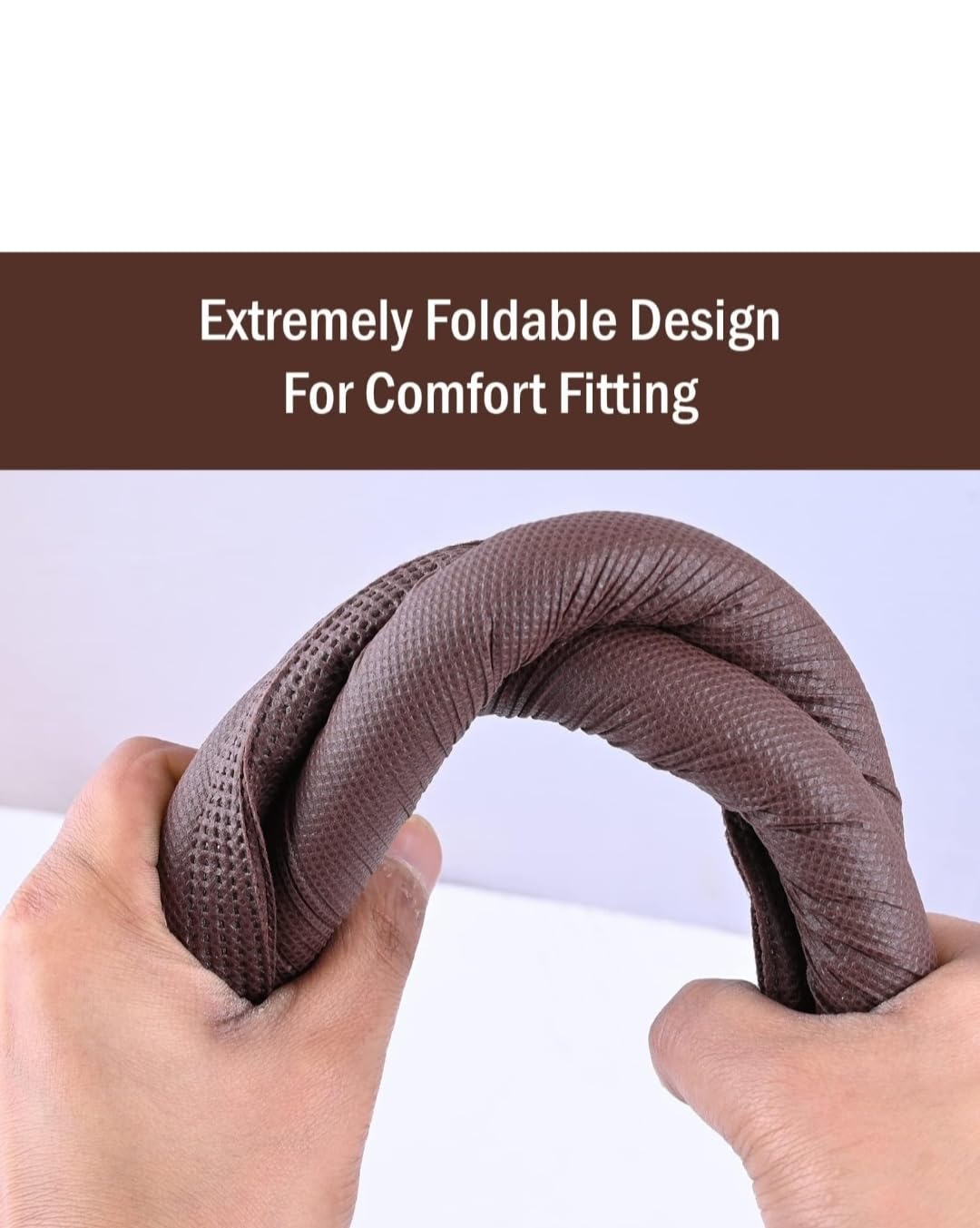 PVC Door Guard (39 Inches, Pack of 2) Gap Filler for Door Bottom Seal Strip - Sound-Proof, Reduce Noise, Energy Saving Door Stopper for Reduce Door Dust, Door Guard for Home(Brown) 3