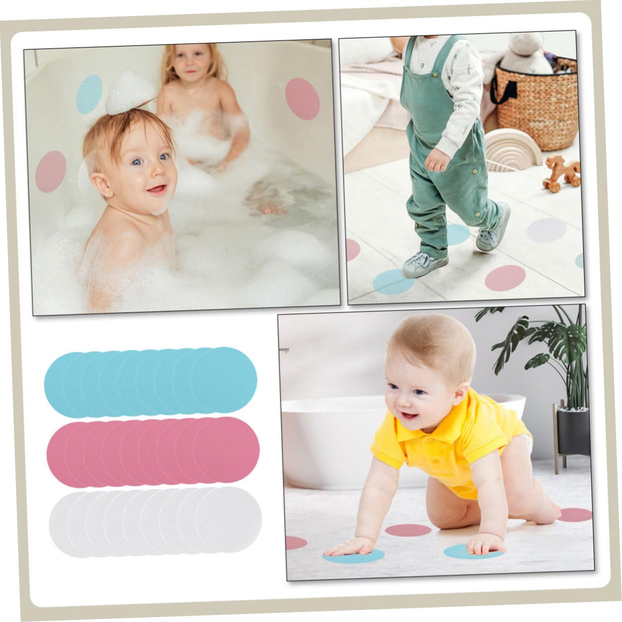 2 Series Pegatinas Antideslizantes Pegatinas De Bañera Pegatinas para El Suelo De La Bañera Tiras De Ducha Antideslizantes Tiras De Seguridad para El Suelo Mañana 36 Piezas*2