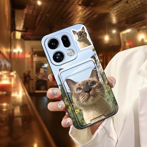 Phone Case Compatible with OPPO Find X9 Pro, Full wrap Soft case Cute Dog Back Cover Anti-knock Cartoon Durable Cover Card slot 