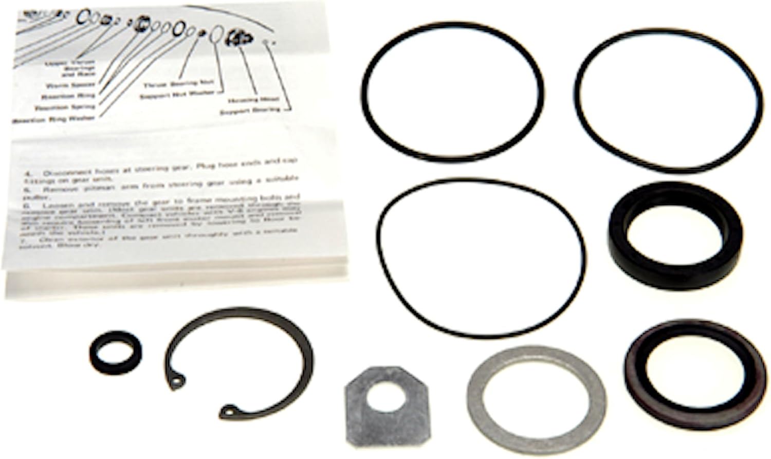 Edelmann 8765 Power Steering Gear Box Pitman Shaft Seal Kit