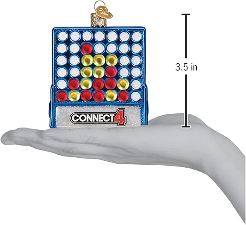 Miniatura 9 de Old World Christmas Adornos Hasbro Lincoln Troncos de vidrio soplado Adornos para árbol de Navidad