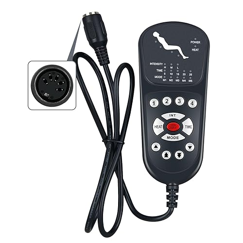 5 Pin Massage Remote Handset Controller Replacement for Power Recliner