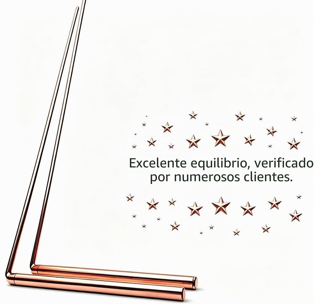 ATUIO Spirit Hunter 99.9% Copper Dowsing Rod- 2PCS Divining Rods with Bag - Detect Gold, Water, Ghost Hunting etc.